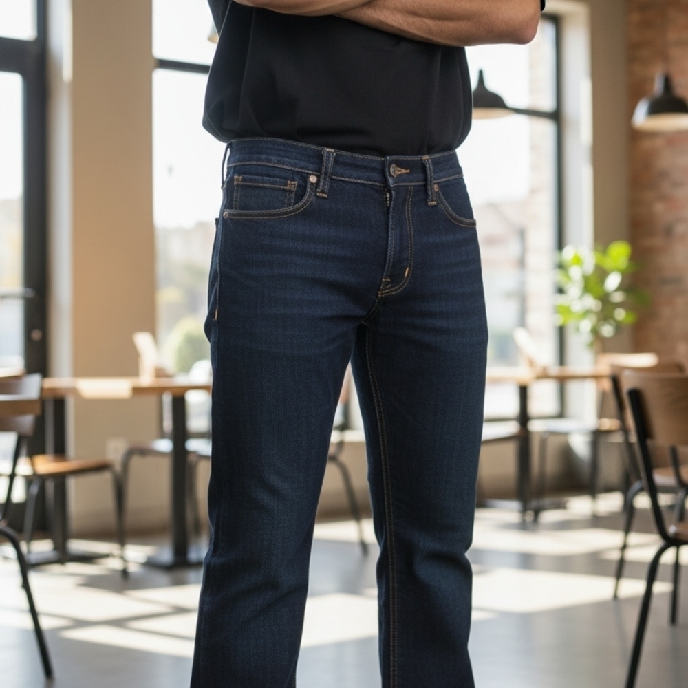 True Religion Men's Jeans Billy Super T Flap Y2K Dark Wash Size 31x32